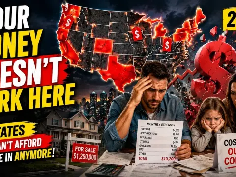 10 US States Becoming Unaffordable for Middle Class Families by 2026