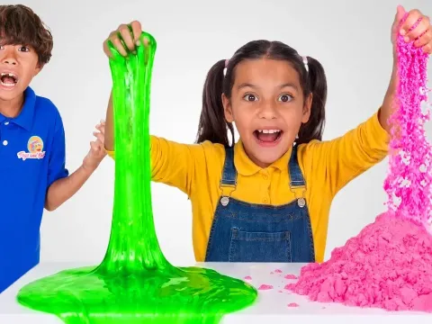 Ellie and Ben's Slime and Egg Drop Science Adventure