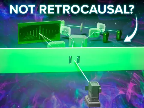 Quantum Eraser Experiment Explained: Why Retrocausality Is Wrong