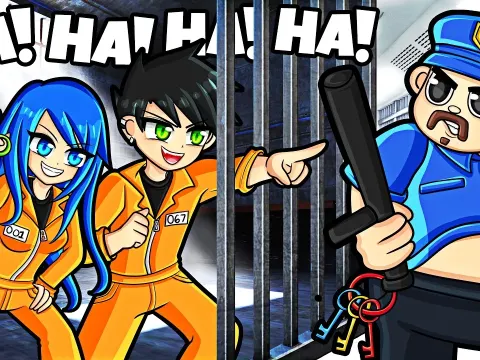Human Fall Flat Prison Escape Challenge Featuring Barry the Guard