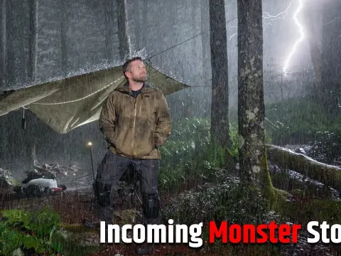 Solo Storm Camping in the Mountains Ends in Disaster