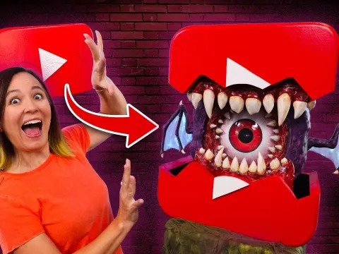 Wicked Makers Transform the YouTube Logo Into a Terrifying Animatronic Monster for Halloween