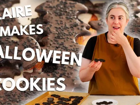 Claire Saffitz Shares Her Black Sesame Sugar Cookie Recipe for a Fun Halloween Baking Project