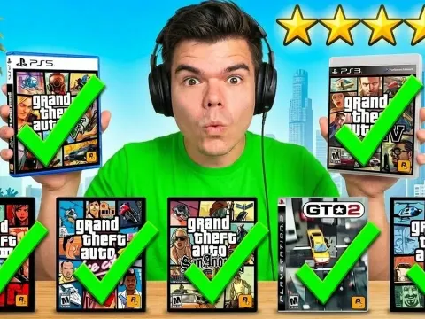 Attempting to Reach Five Stars in Every Grand Theft Auto Game