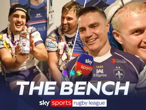 Wakefield Trinity Celebrate Super League Grand Final Win Inside Old Trafford Dressing Room
