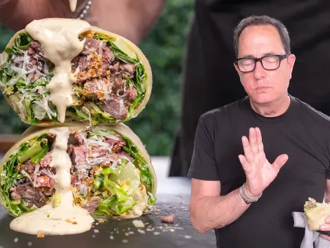 How to Make a Restaurant-Quality Steak Caesar Wrap at Home
