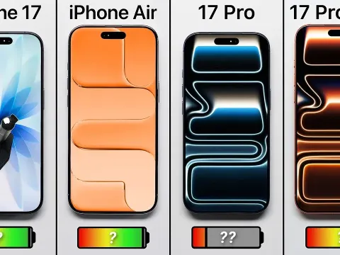 iPhone 17 Battery Test Reveals Real-World Performance Compared to Air and Pro Max