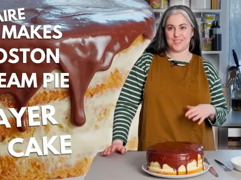 Claire Saffitz Transforms Boston Cream Pie Into a Stunning Layer Cake