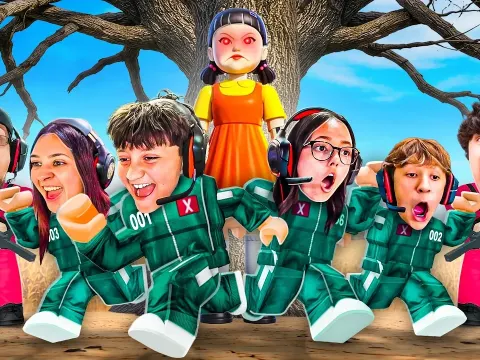 FGTeeV Family Competes in Roblox Squid Game for $456,000 Prize