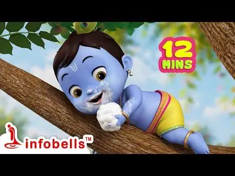Magical Krishna Adventures: A Fun Telugu Rhyme for Kids