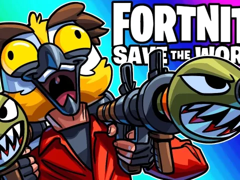 Fortnite Save the World Rocket Launcher Gameplay and Co-op Missions