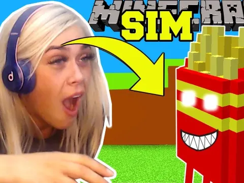 Minecraft Food Rain Mini-Game Challenge with a Friend