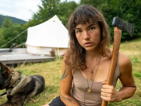 Living Alone in a Mountain Camp and Finding Joy in Simple Things