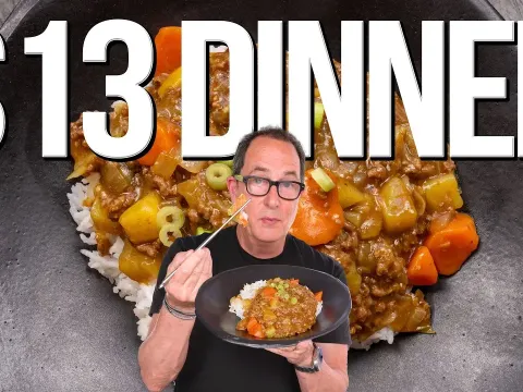 Budget Japanese Curried Beef With Potatoes and Carrots for a Family of Four