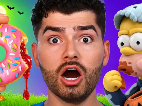 Tasting Cursed Simpsons Foods to Find Out Which One Is Worst for Your Teeth