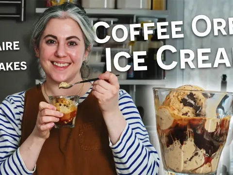 Coffee Oreo Ice Cream Recipe by Claire Saffitz