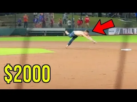 Man Risks It All to Run the Bases for a $2,000 Bet at a Baseball Game