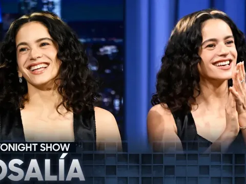 ROSALÍA Discusses LUX Tour Celebrity Confessions and Plays Charades With Linda Cardellini and Ta