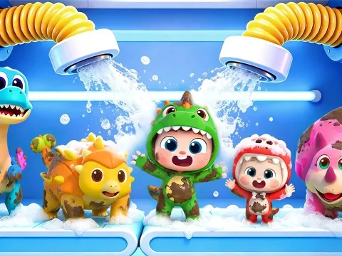 Ten Little Dinosaurs Stuck in the Mud A Fun Counting Song for Kids