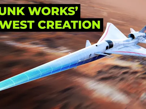 NASA X-59 QueSST The Experimental Supersonic Jet With a 38 Percent Nose