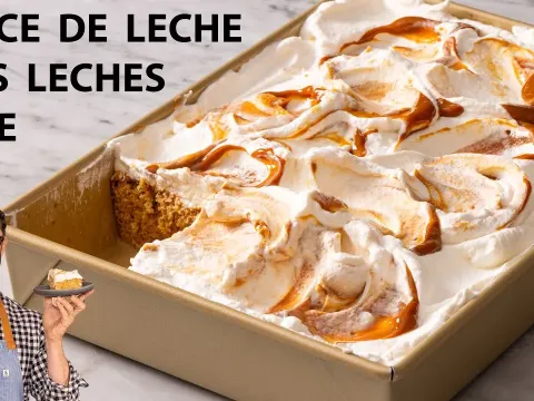 How to Make a Dulce de Leche Tres Leches Cake That Stays Light and Fluffy