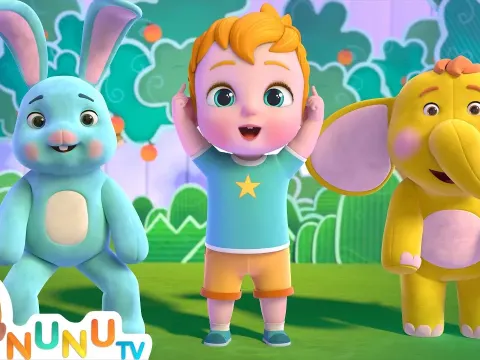 Fun Animal Dance Song for Kids to Learn Body Parts