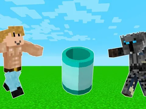 Two Brothers Take on a Chaotic Minecraft Challenge Map