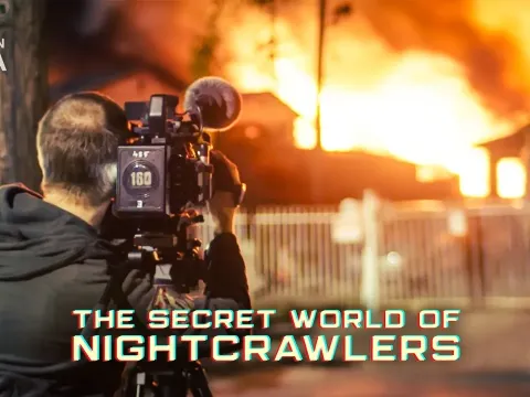 Inside the High-Stakes World of Nightcrawlers Who Film Breaking News After Dark