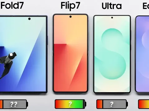 Samsung Flip 7 and Fold 7 Battery Test Reveals Surprising Results