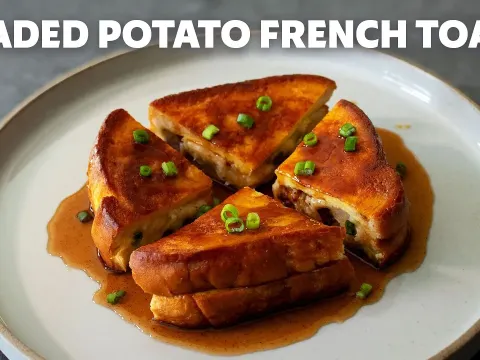 Loaded Baked Potato Stuffed French Toast Recipe for an Unforgettable Brunch