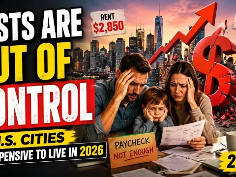 10 U.S. Cities Where Even Six-Figure Salaries Struggle to Keep Up in 2026