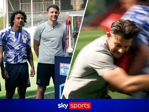 James Tarkowski Takes on Rugby League Stars in a Unique Challenge