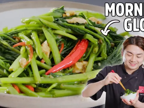 Spicy Morning Glory Stir-Fry with Fermented Tofu Sauce: A Quick and Flavorful Wok Recipe