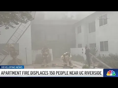 Apartment Fire Near UC Riverside Displaces Over 100 Students During Finals Week