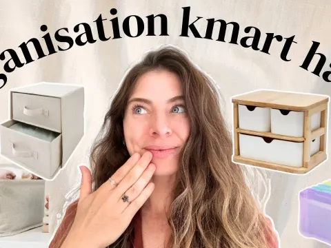Kmart Storage and Organisation Haul After Moving to Australia