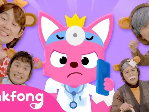 Five Little Monkeys Jumping on the Bed with Hoi and the Banana Dance