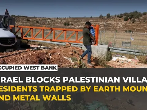 Sinjil Village Faces Tightened Israeli Blockade in West Bank
