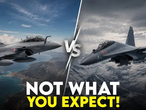 Rafale vs Su-30SM Aerial Encounter Over the Baltic Sea