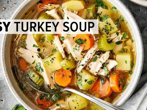Easy Turkey Soup Recipe for Leftover Holiday Turkey