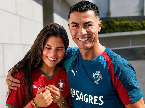 A Fan Meets Cristiano Ronaldo and Shares an Emotional Moment