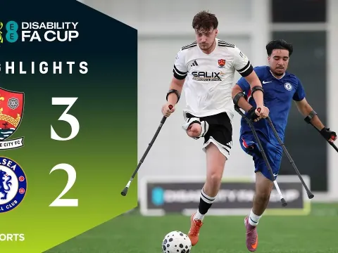 Amputee Football Final Cambridge City Stuns Chelsea in Disability FA Cup Thriller