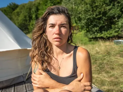 Embracing Solitude in a Remote Mountain Cabin