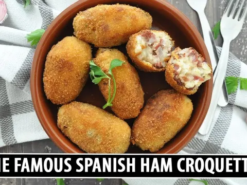 How to Make Crispy Spanish Ham Croquettes with a Creamy Center