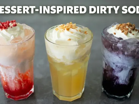 Turn Classic Desserts Into Refreshing Dirty Sodas With These Three Recipes