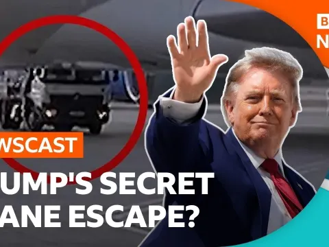 Trump Secretly Boarded Backup Jet via Catering Truck After Iran Threat at NATO Summit