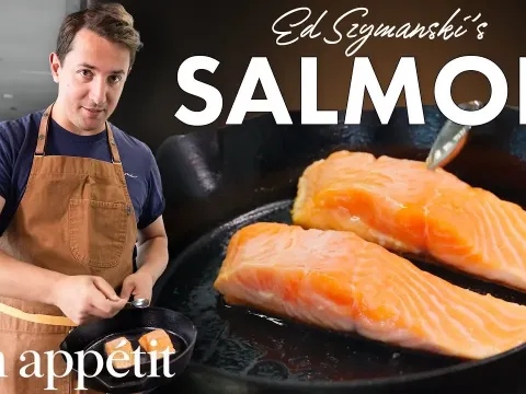 NYC Chef Shares 10-Minute Pan-Roasted Salmon Recipe with Crispy Skin