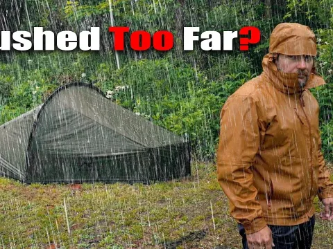MC2 Mount Bivy Tent Survives Heavy Rain Test Without Leaks