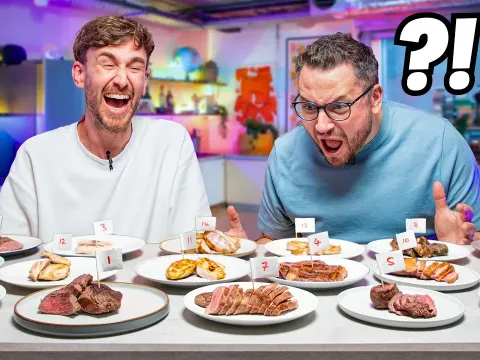 Two Home Cooks Take on the Ultimate Meat Identification Challenge with 17 Plates