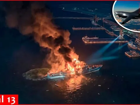A $55,000 Drone Disabled a $400 Million Russian Warship in Dry Dock