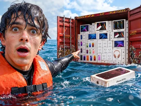 Divers Open Lost Shipping Containers Found on Google Maps Worth Over Half a Million Dollars